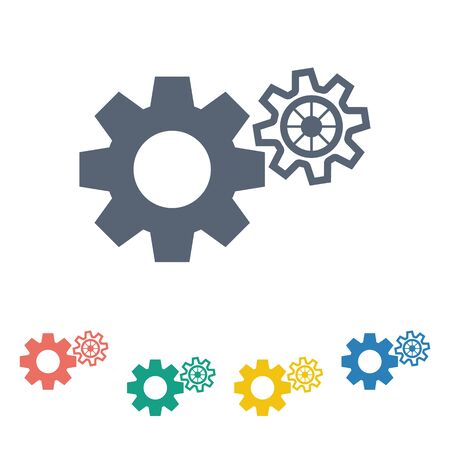 vector illustration of business and finance icon cogwheelのイラスト素材