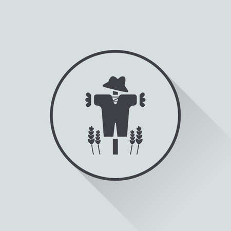 Vector illustration of modern farm iconのイラスト素材