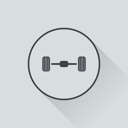 Vector illustration of modern auto repair iconのイラスト素材