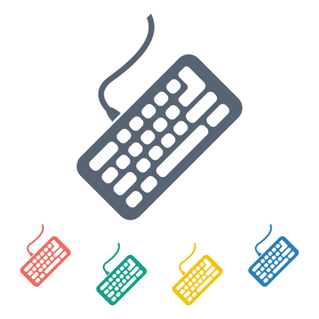 Vector illustration of modern education iconのイラスト素材