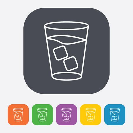 Vector illustration of food iconのイラスト素材