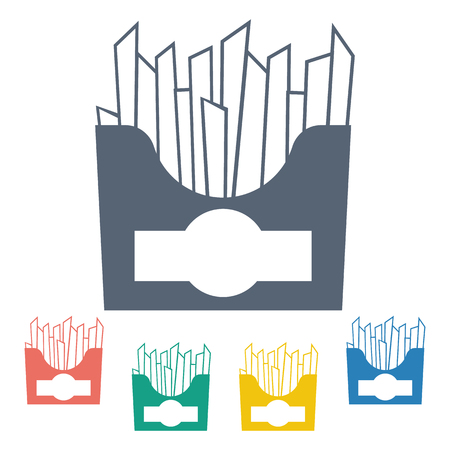 Vector illustration of food iconのイラスト素材