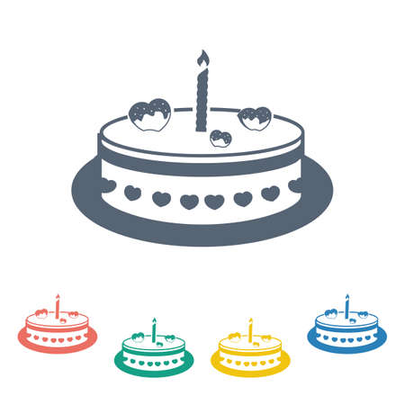 Vector illustration of food iconのイラスト素材