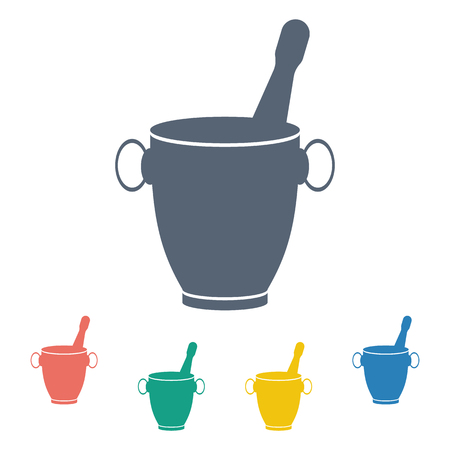 Vector illustration of food iconのイラスト素材