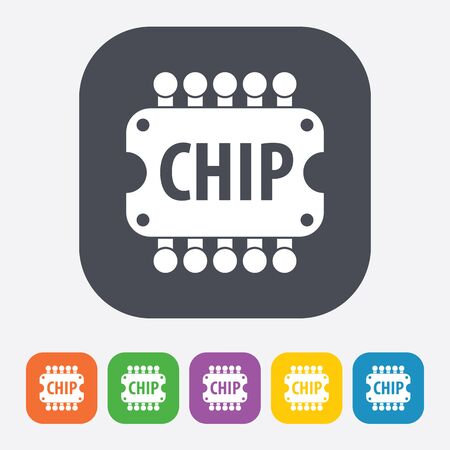 vector illustration of computer technology modern iconのイラスト素材