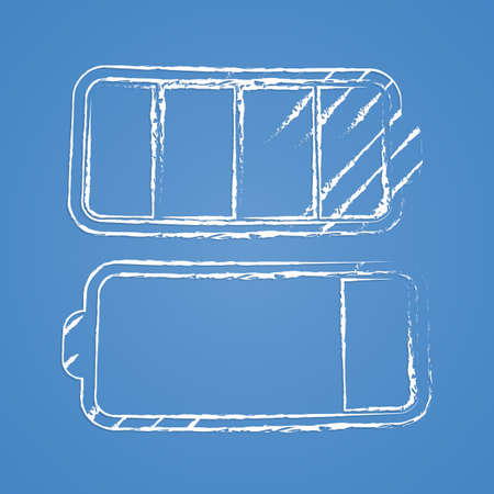 vector illustration of computer technology modern iconのイラスト素材