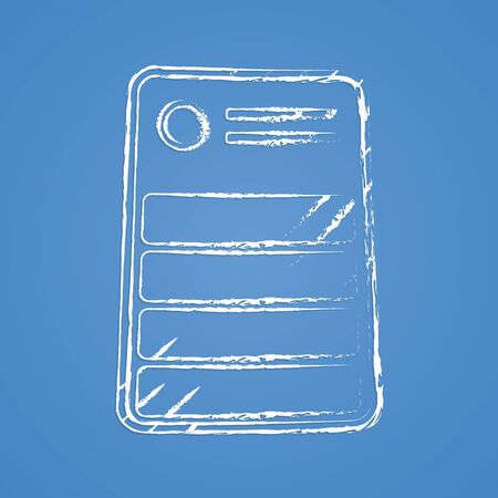 vector illustration of computer technology modern iconのイラスト素材