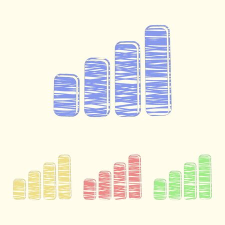 vector illustration of computer technology modern iconのイラスト素材