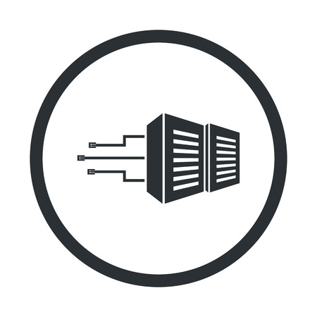 vector illustration of computer technology modern iconのイラスト素材