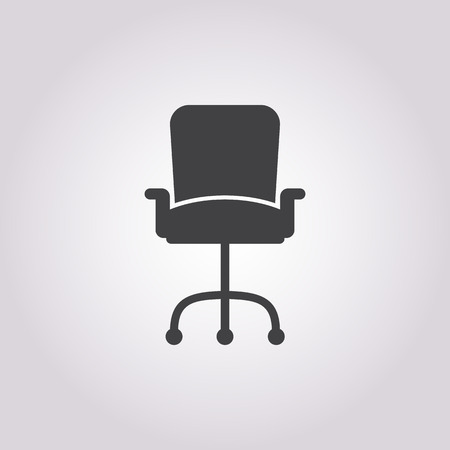 Illustration of vector chair iconのイラスト素材