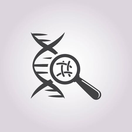 vector illustration of dna iconのイラスト素材