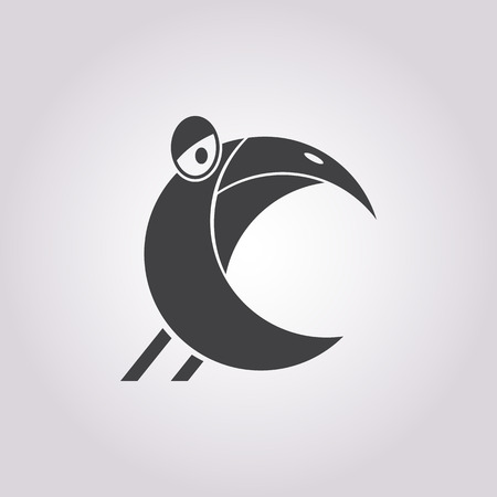 Vector illustration of Parrot iconのイラスト素材