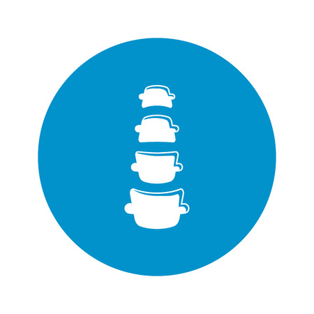 Vector illustration of spine   iconのイラスト素材