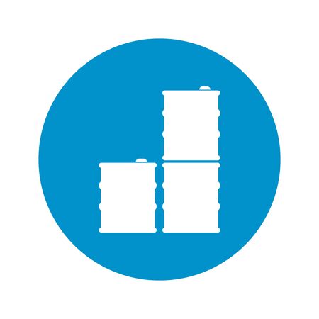 Vector illustration of barrel iconのイラスト素材