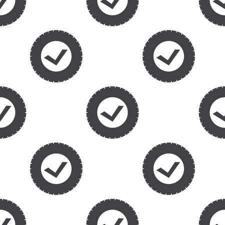 tire icon on white background for webのイラスト素材