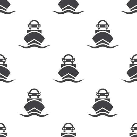 ship icon on white background for webのイラスト素材