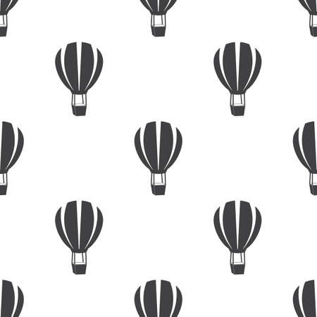 air balloon icon on white background for webのイラスト素材