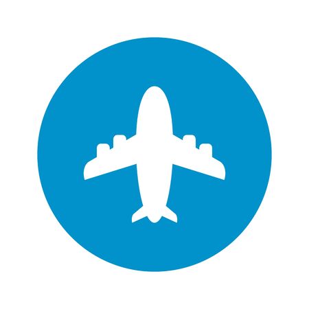 plane icon on white background for webのイラスト素材