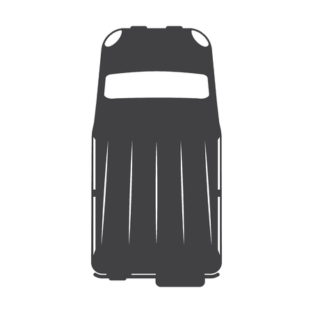 car black simple icon on white background for web designのイラスト素材