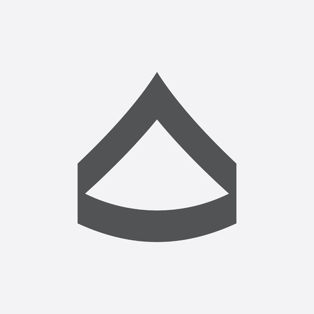 Private first class icon of vector illustration for web and mobile designのイラスト素材