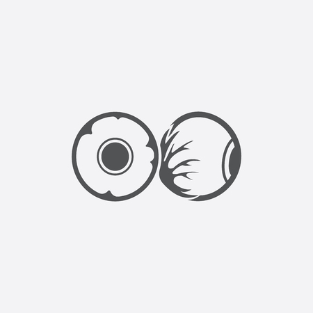 Eyeglobe icon of vector illustration for web and mobile designのイラスト素材