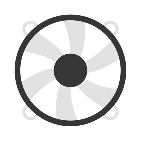 Fan vector icon illustrator for web designのイラスト素材