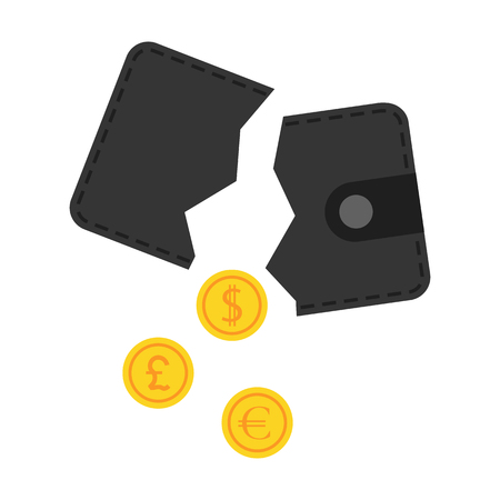 Strongbox flat icon. Illustration for web and mobile.のイラスト素材