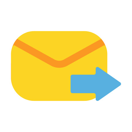 Message flat icon. Illustration for web and mobile.のイラスト素材