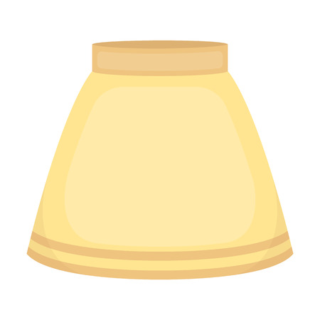 Skirt icon of vector illustration for web and mobile designのイラスト素材