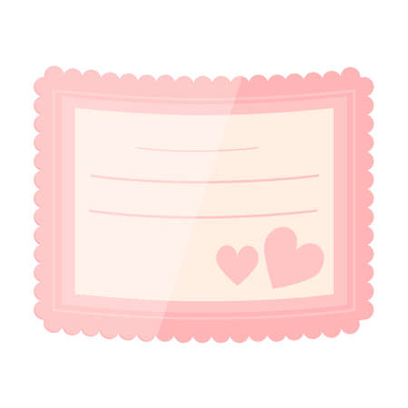 Wedding card icon of vector illustration for web and mobile designのイラスト素材