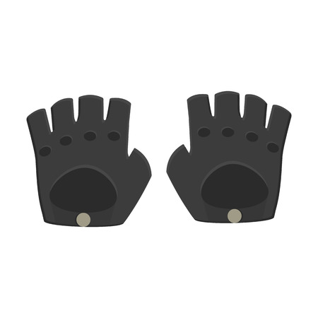 Leather gloves icon of vector illustration for web and mobile designのイラスト素材