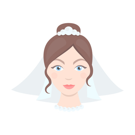 Bride icon of vector illustration for web and mobile designのイラスト素材
