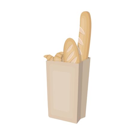 Bread icon of vector illustration for web and mobile designのイラスト素材