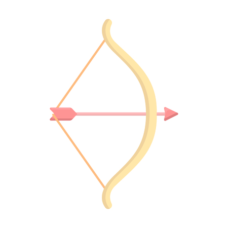 Cupid bow icon of vector illustration for web and mobile designのイラスト素材