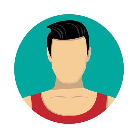 Man avatar icon of vector illustration for web and mobile designのイラスト素材