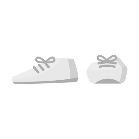 Sneakers icon of vector illustration for web and mobile designのイラスト素材