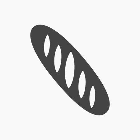 Bread icon of vector illustration for web and mobile designのイラスト素材