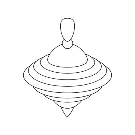 Whirligig line icon. Illustration for web and mobile.のイラスト素材