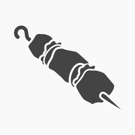 Barbecue vector illustration icon in simple designのイラスト素材