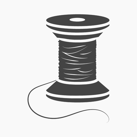 Spool of thread icon of vector illustration for web and mobile designのイラスト素材