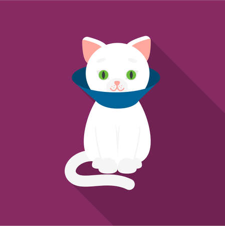 Cat sick icon of vector illustration for web and mobile designのイラスト素材