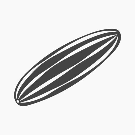 Cucumber icon cartoon. Singe vegetables icon from the eco food collection.のイラスト素材
