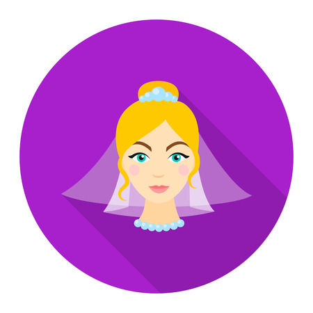 Bride icon of vector illustration for web and mobile designのイラスト素材