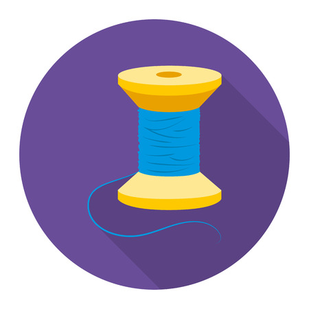 Spool of thread icon of rastr illustration for web and mobile designの写真素材