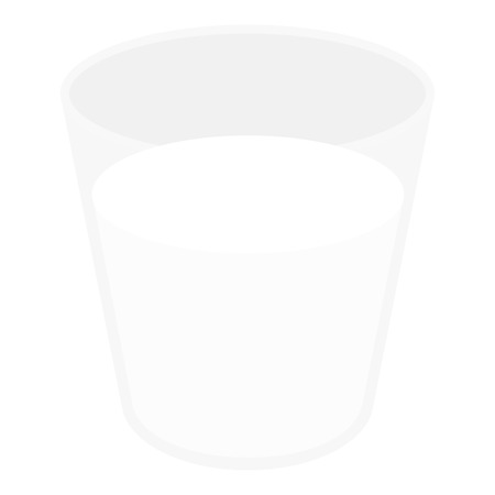 Glass milk icon monochrome. Single bio, eco, organic product icon from the big milk monochrome.のイラスト素材