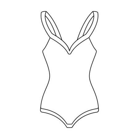 Swimsuit icon of illustration for web and mobile designのイラスト素材
