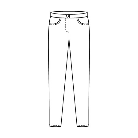 Pants icon of illustration for web and mobile designのイラスト素材