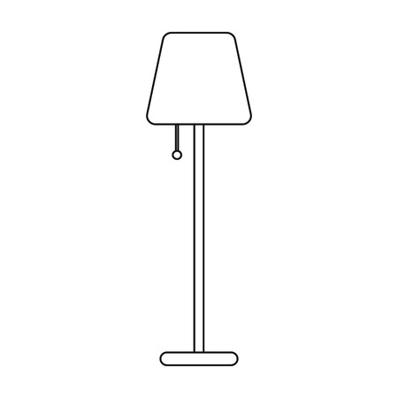 Lamp icon of vector illustration for web and mobile designのイラスト素材