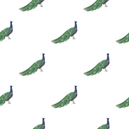 Toucan icon in pattern style isolated on white background. Bird symbol vector illustration.のイラスト素材