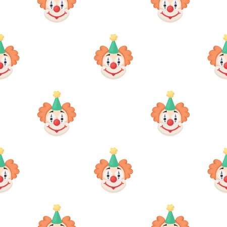 Circus lion icon in pattern style isolated on white background. Circus symbol vector illustration.のイラスト素材